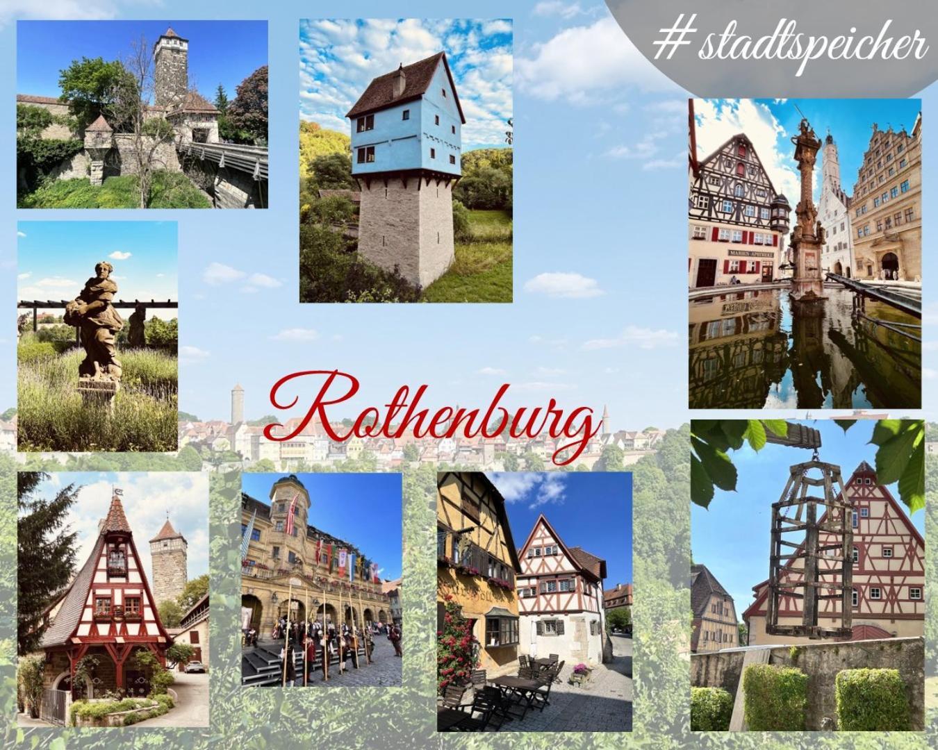 #Stadtspeicher - Blauer Stern Das Apartment Mitten In Der Altstadt Rothenburg ob der Tauber Exterior photo