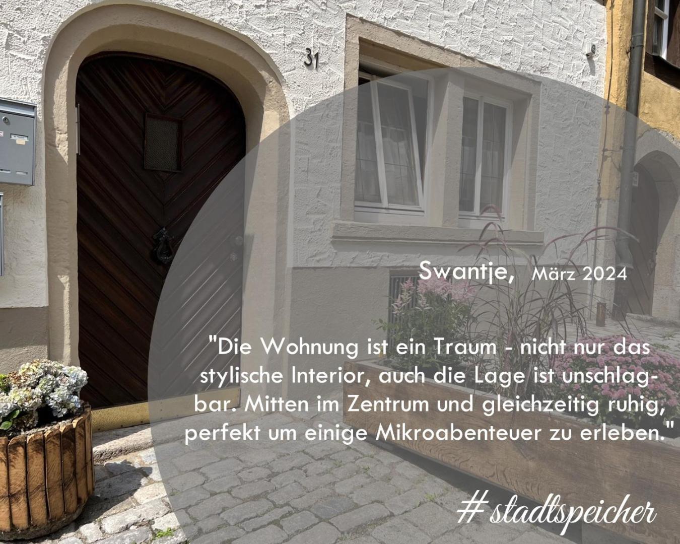 #Stadtspeicher - Blauer Stern Das Apartment Mitten In Der Altstadt Rothenburg ob der Tauber Exterior photo